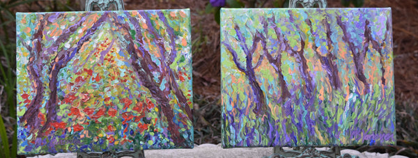 Poppies and Olives II