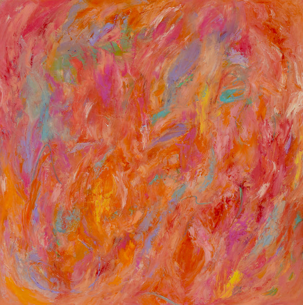 Coral Splash 40 x 40 x 1.5