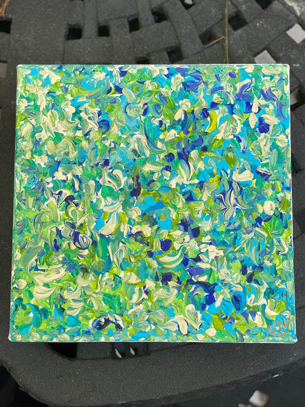 Peacock.  8 x 8