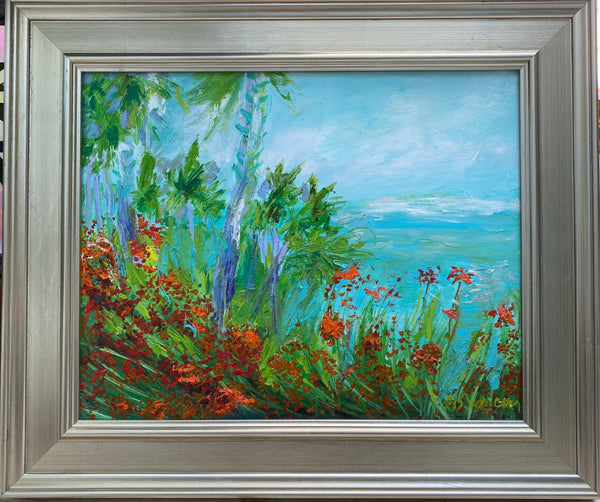 Firecracker and Aqua Waters of Sarasota - 16 x 20