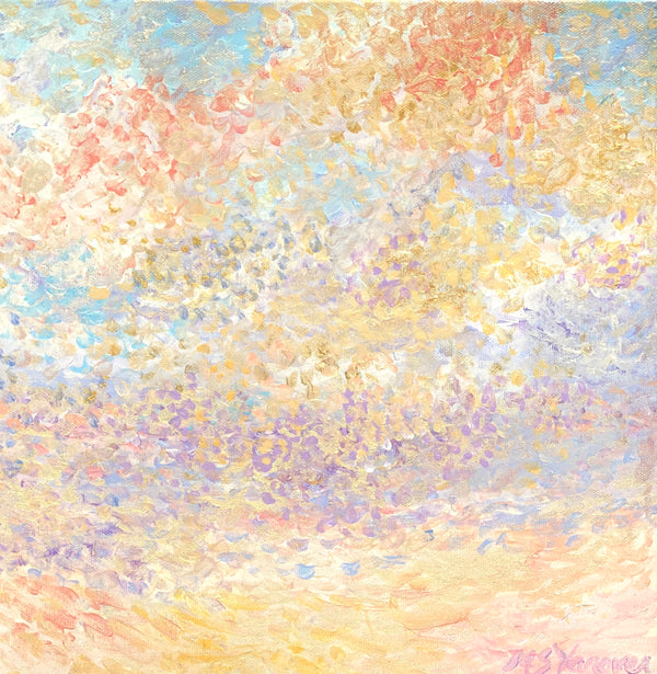 Lavender Seas.  12 x 12