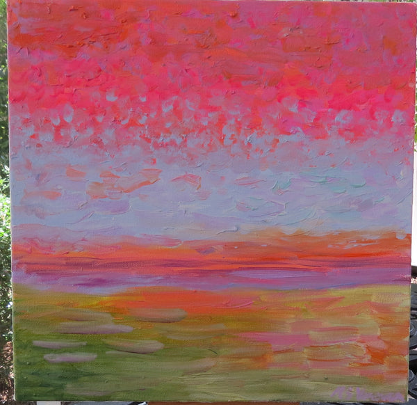 Spotted Horizon.  12 x 12